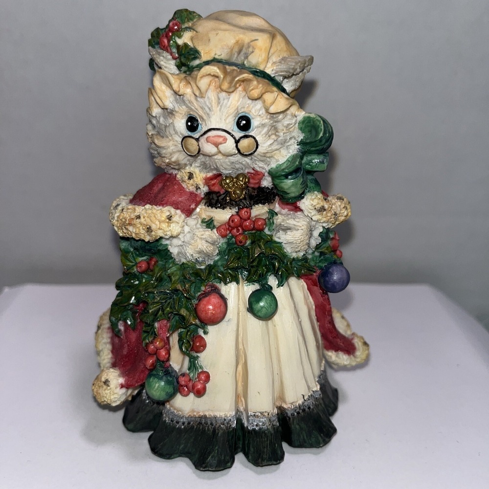 Vintage The Thickets at Sweetbriar Mrs. Claws CAT‎ Christmas Is A Time for LOVE